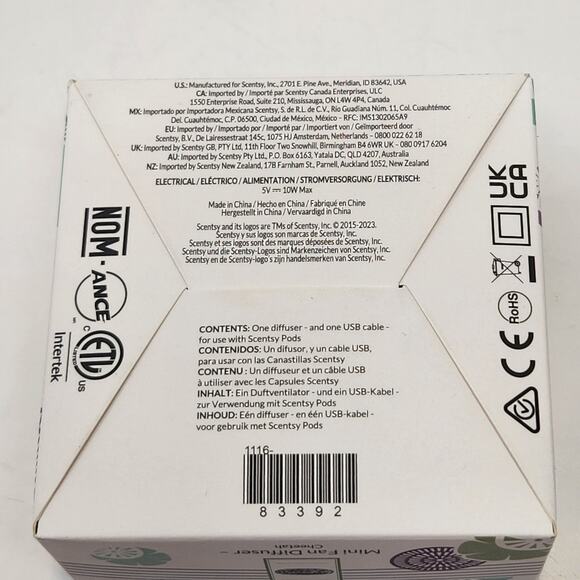 Scentsy Mini Fan Diffuser Cheetah Animal Print USB Air Freshener Retired - Picture 6 of 6